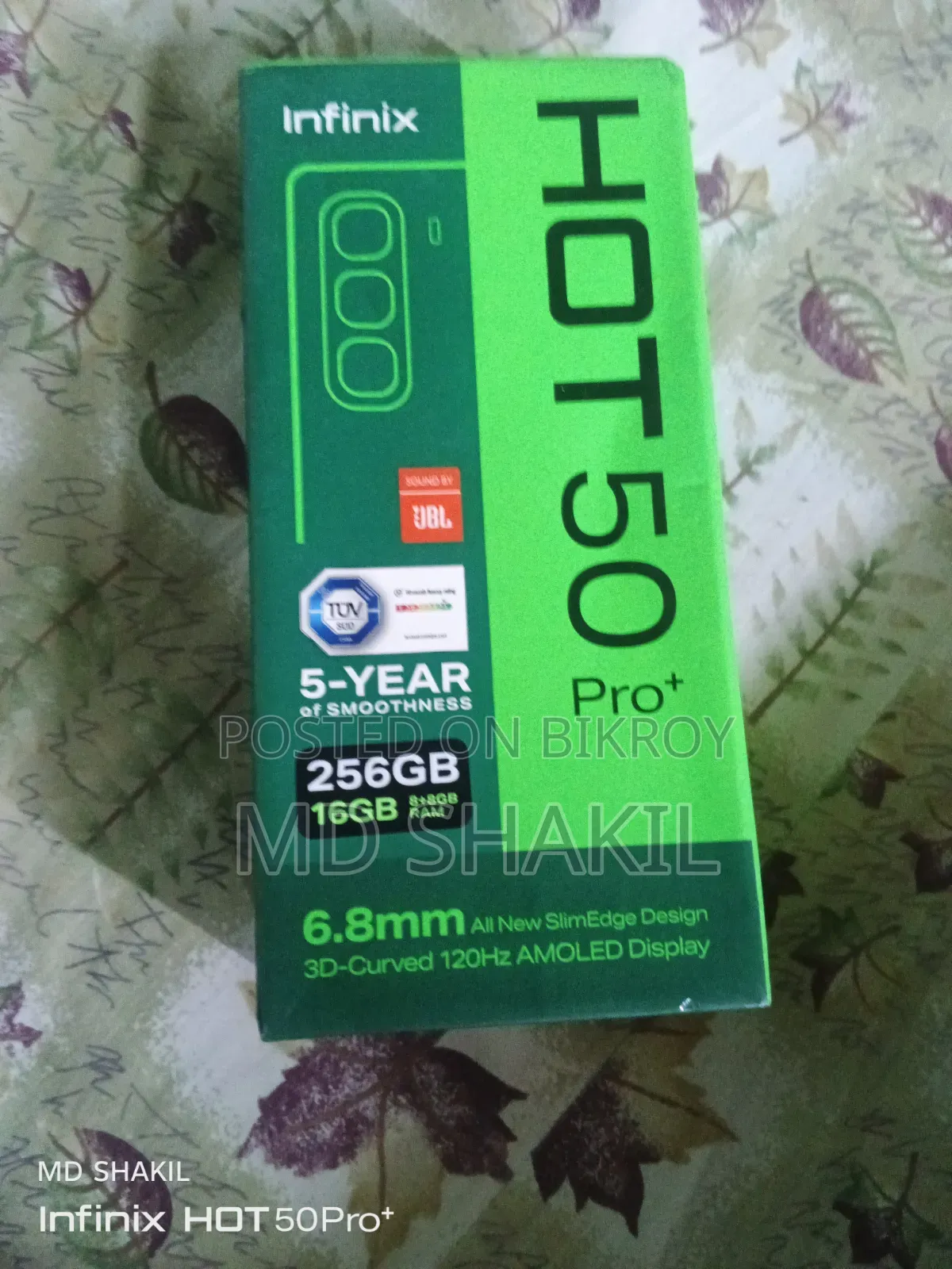 ইনফিনিক্স হট ৫০ প্রো প্লাস ৪জি ২৫৬ জিবি