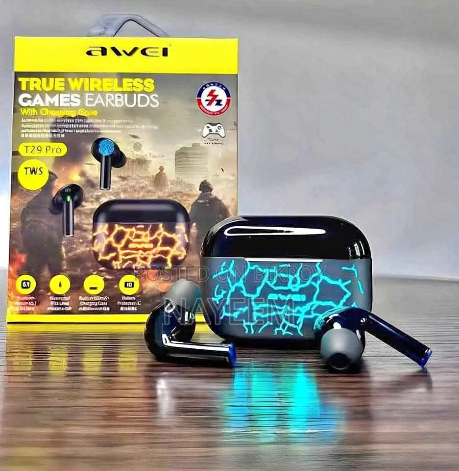 Awei T29 Pro Bluetooth RGB Gaming TWS