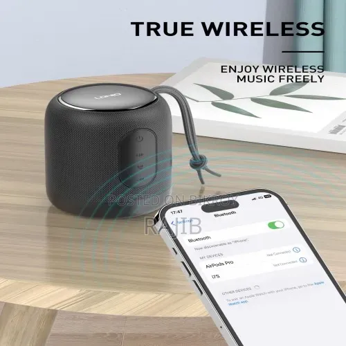 Lodno Bluetooth Speaker BTS12 – Black Color
