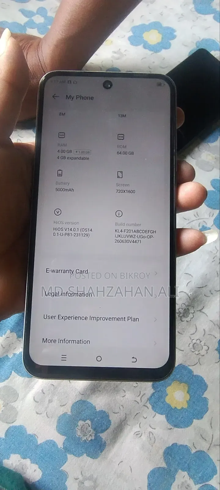 Tecno Spark Go 64 GB Silver