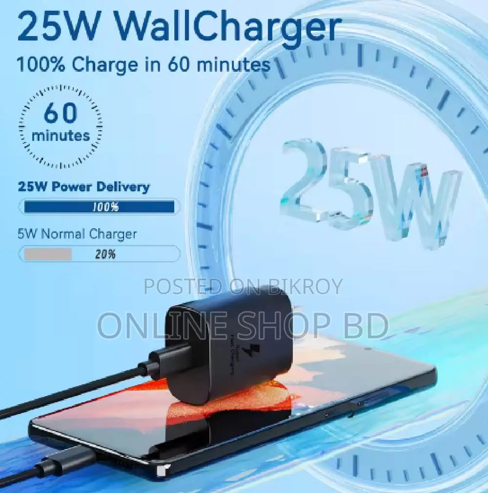 25W 2-Pin Charger Samsung