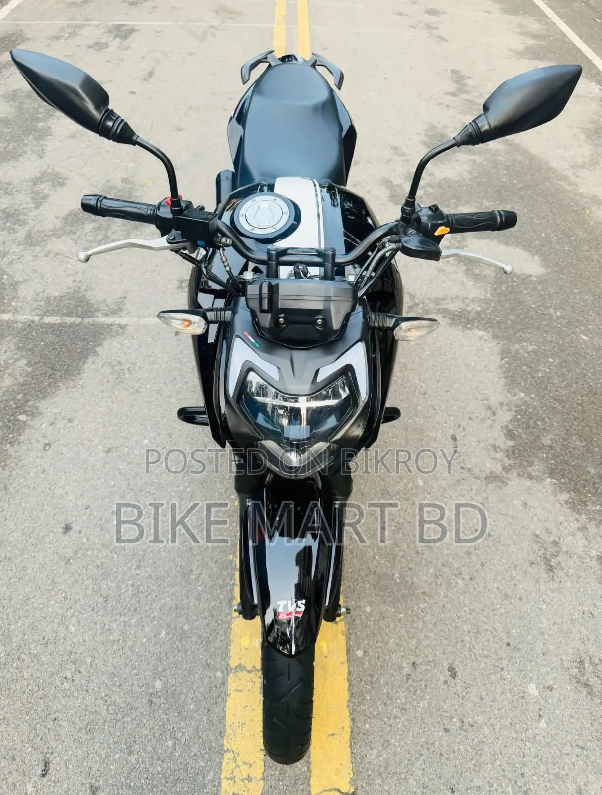 TVS Apache 160 4V 2021 Black