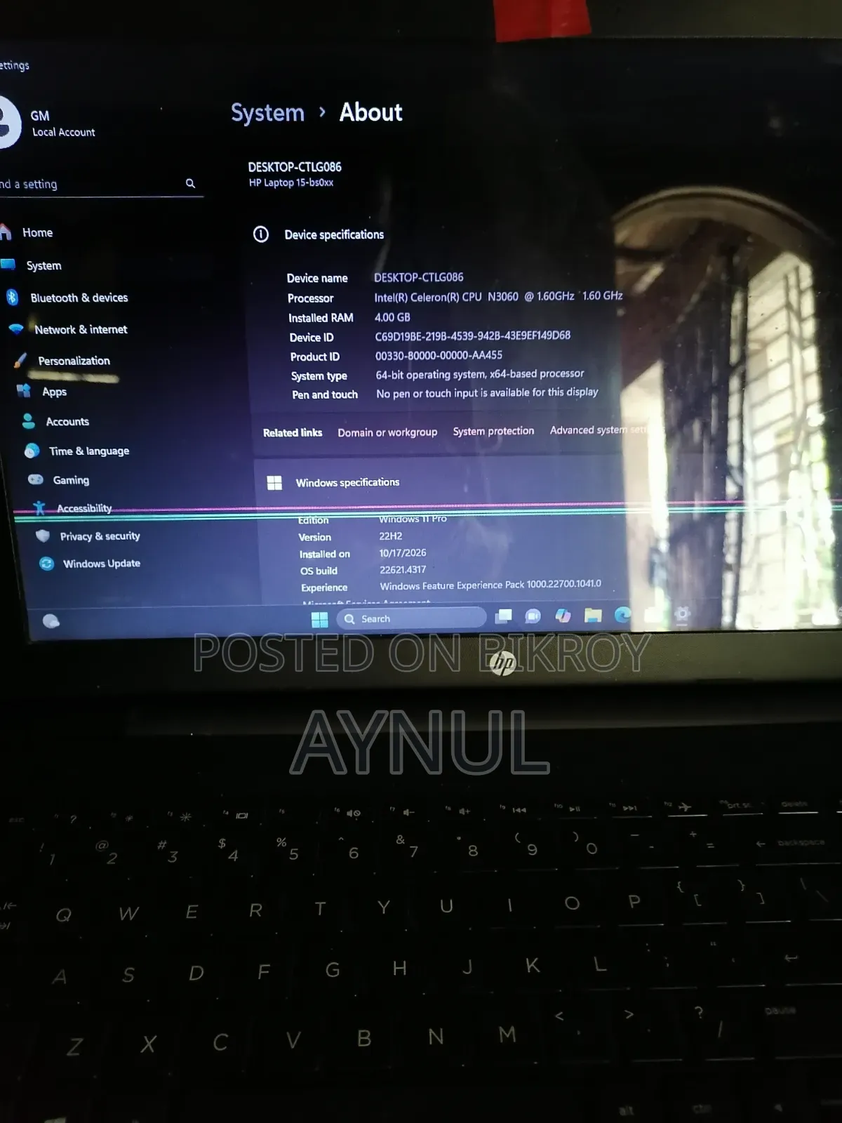 Laptop HP Compaq TC4200 2GB Intel Core i3 SSD 128GB