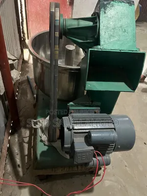 All machinery of a running bakery