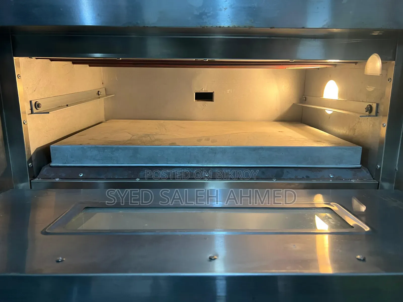 All machinery of a running bakery