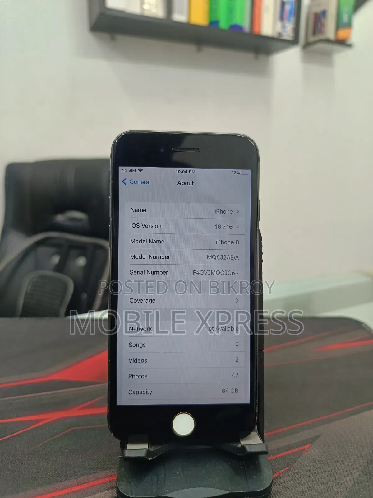 Apple iPhone 8 64 GB Black