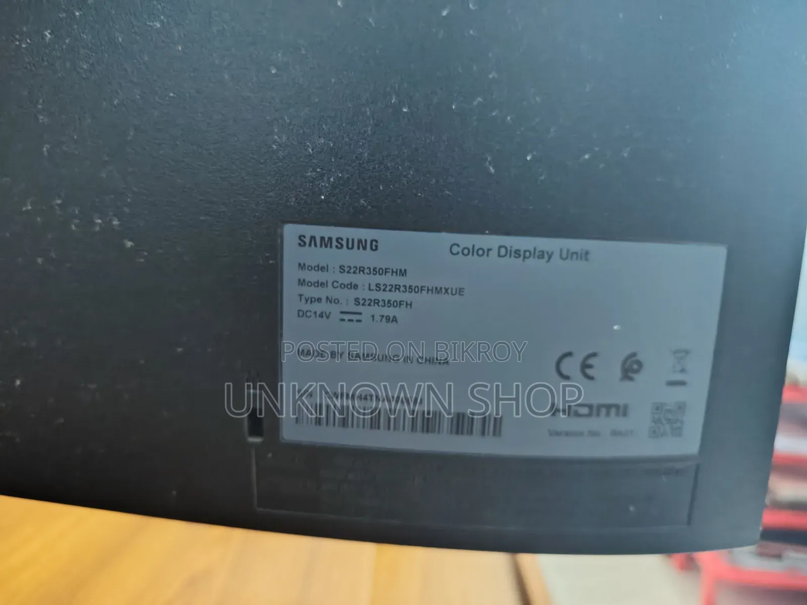 Samsung FHD S22r350fhm Monitor
