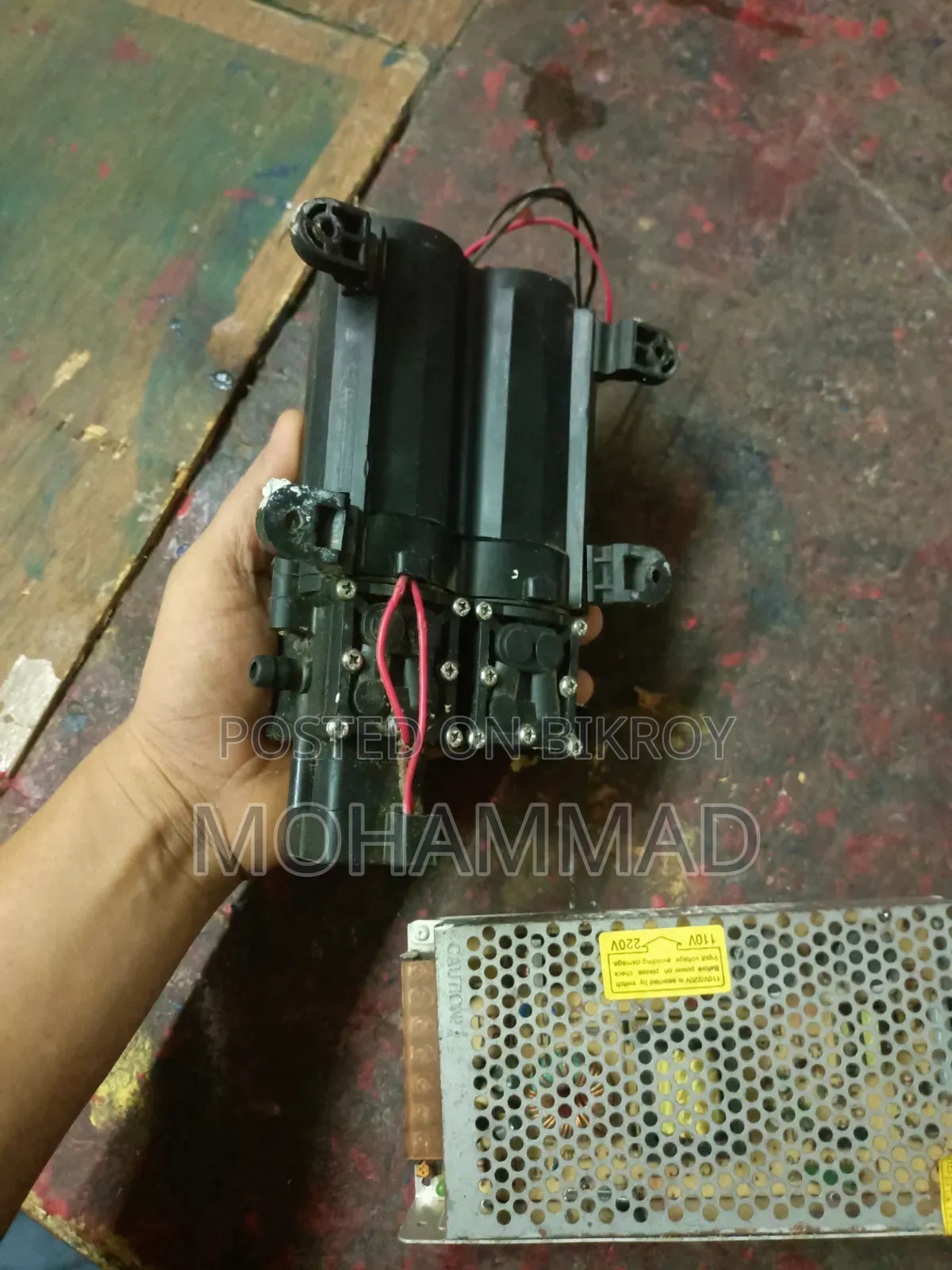 Double Motor Pump 12v to 18v DC High