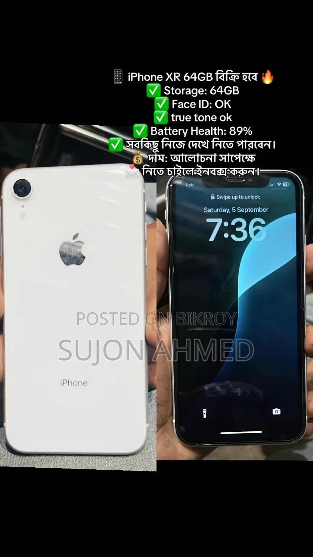 Apple iPhone XR 64 GB White