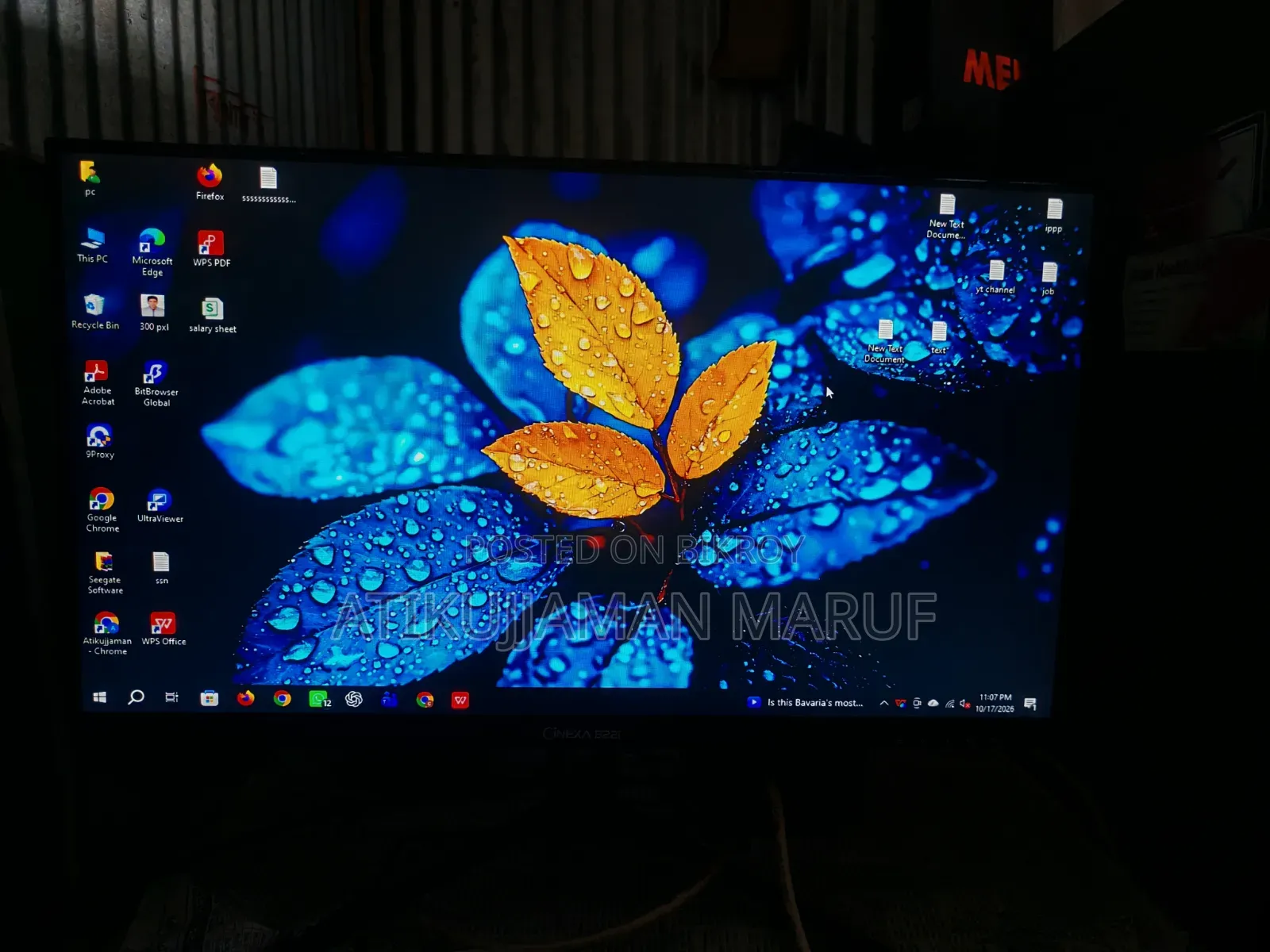 Desktop Computer MSI model 12GB Intel Core i5 SSD 512GB
