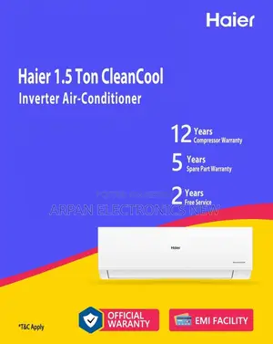 Haier Inverter AC 1.6 Ton 100% Full BTU Capacity