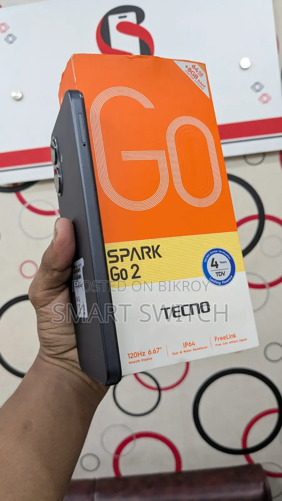 টেকনো স্পার্ক গো ২ ৬৪ জিবি ব্ল্যাক
