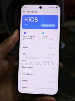 Tecno Spark 40 Pro+ 256 GB Black
