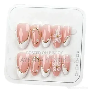 Press-on Nails 3 Sets + UV Light + Glue Gel