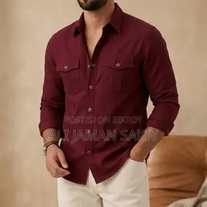 Full Sleeves Double Pocket Shirt.