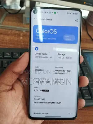 Oppo Reno5 Pro 5G 128 GB Rose Gold