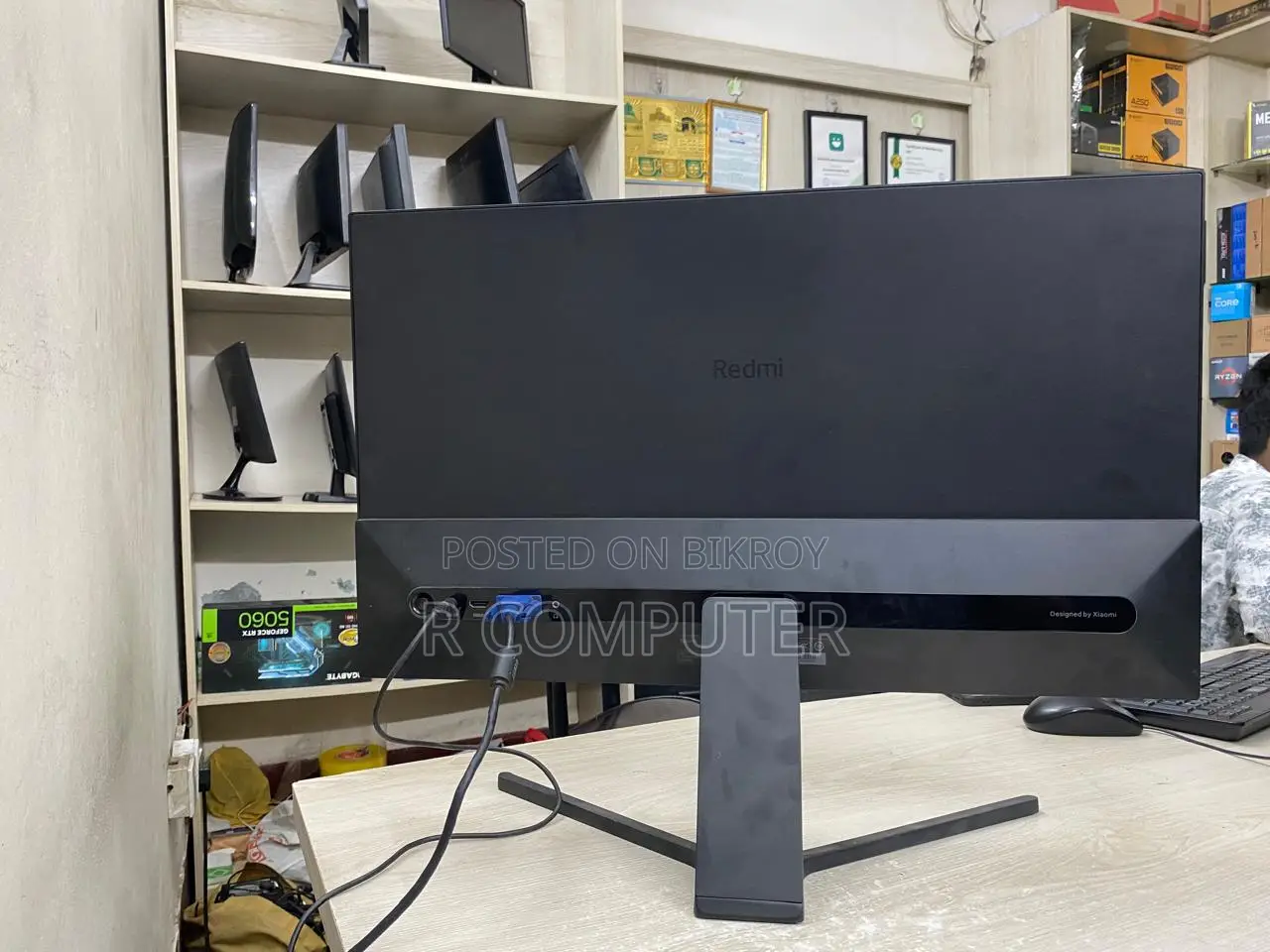 Used Redmi 27" IPS Panel Full HD Monitor Model - RMMNT27NF