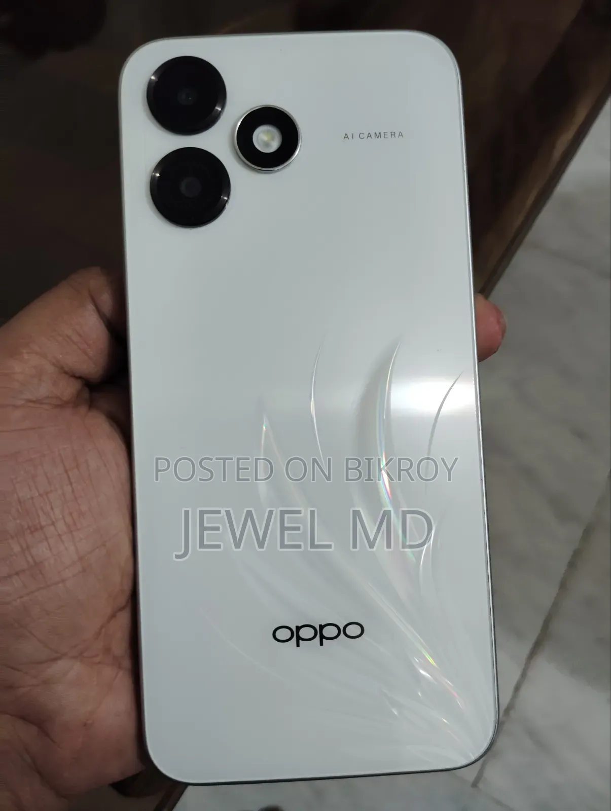 New Oppo A6c 128 GB White