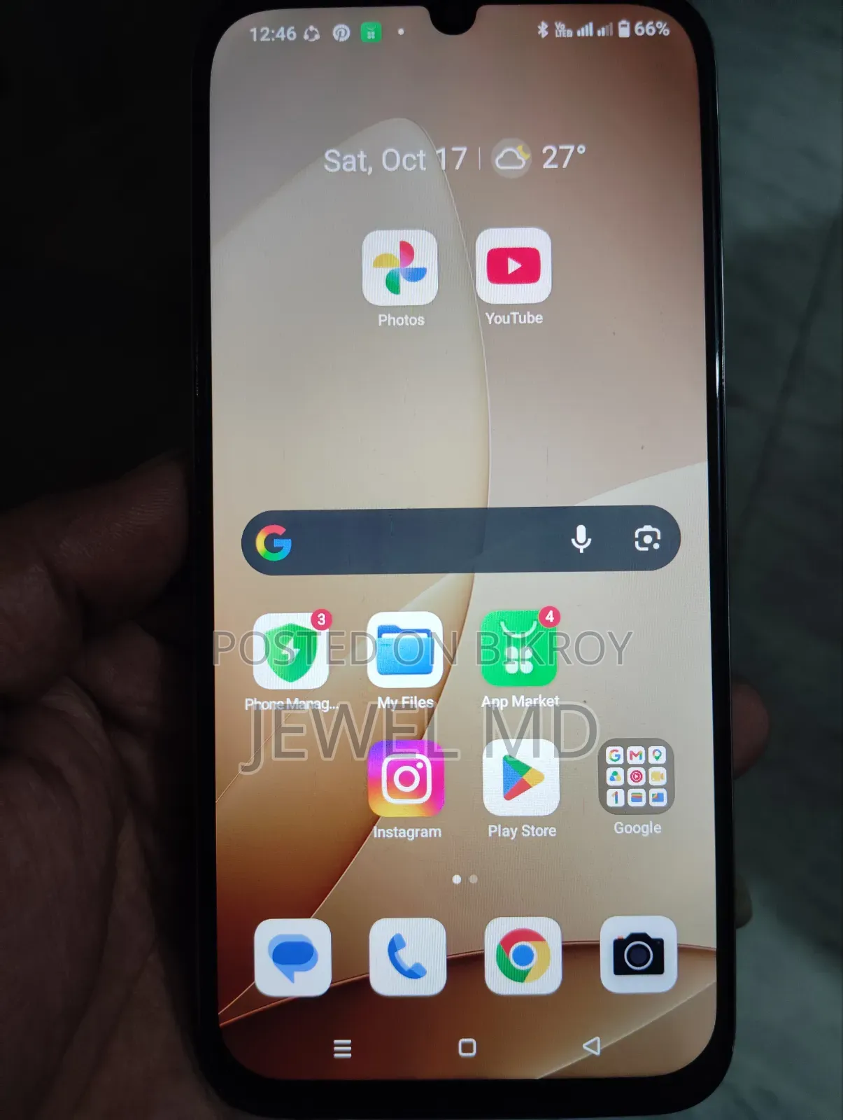 New Oppo A6c 128 GB White