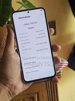 Samsung Galaxy A54 5G 256 GB Yellow