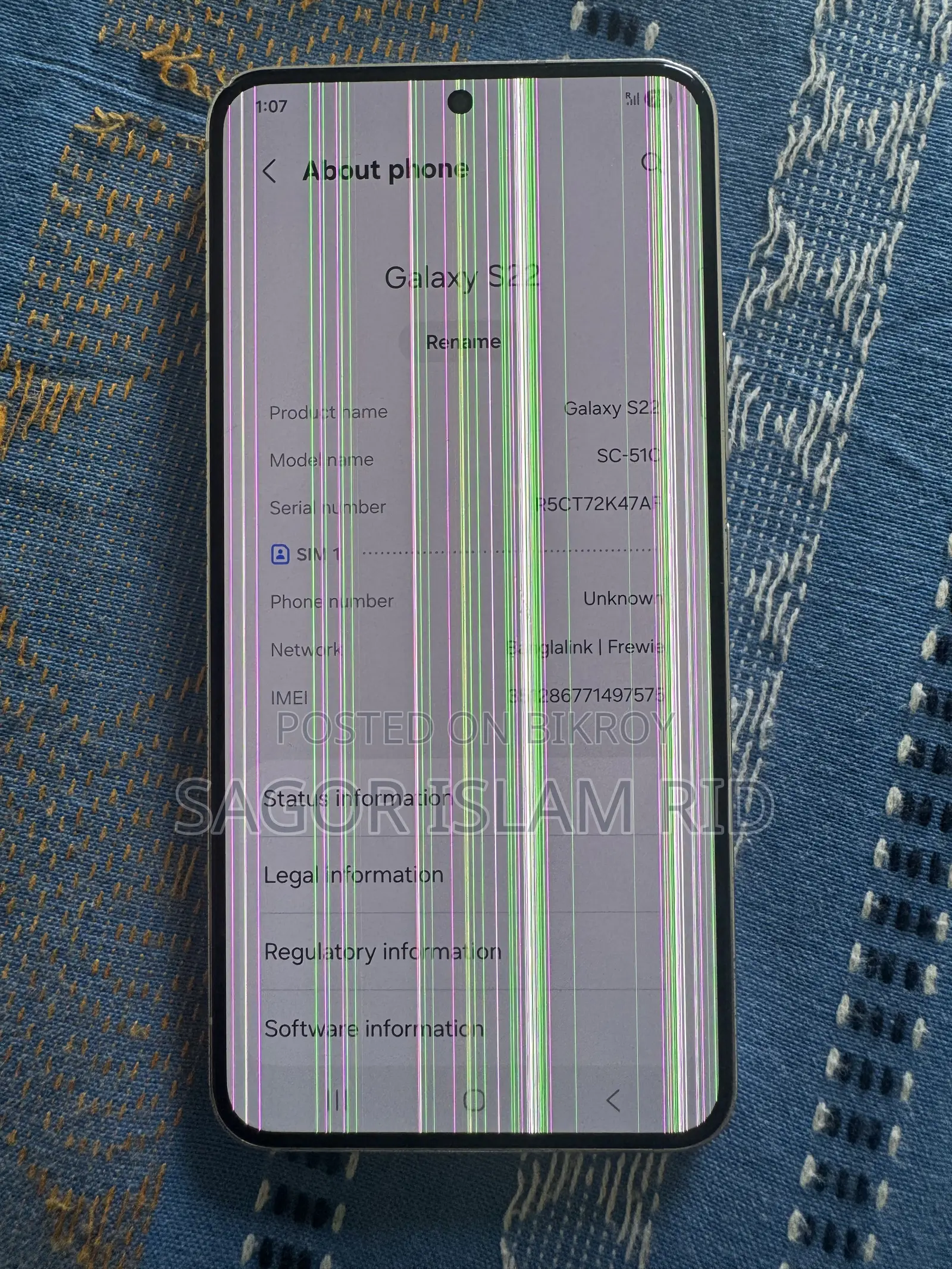 Samsung Galaxy S22 5G 256 GB White