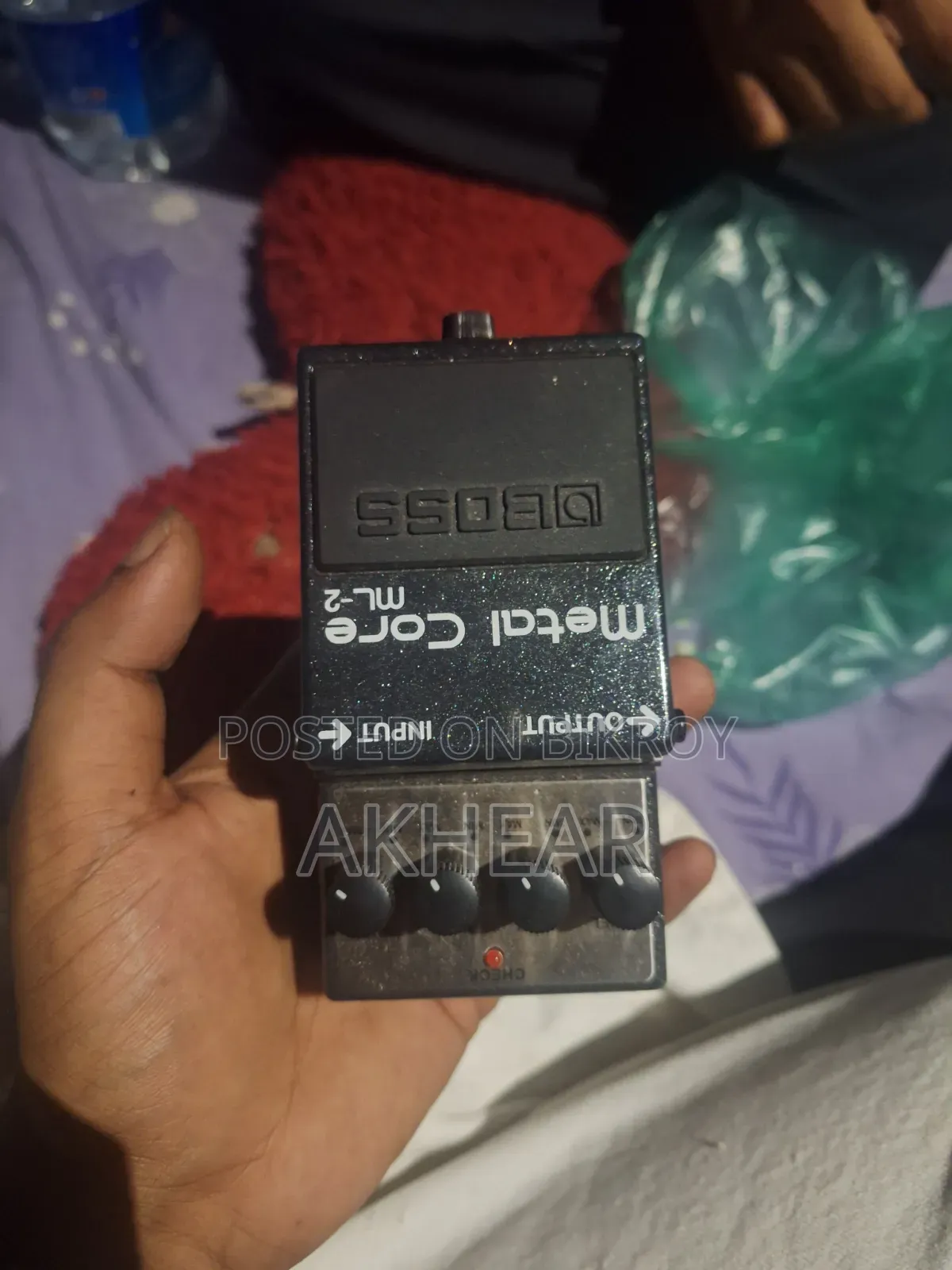 গিটার ইফেক্টস পেডাল (BOSS ML-2 মেটাল কোর)