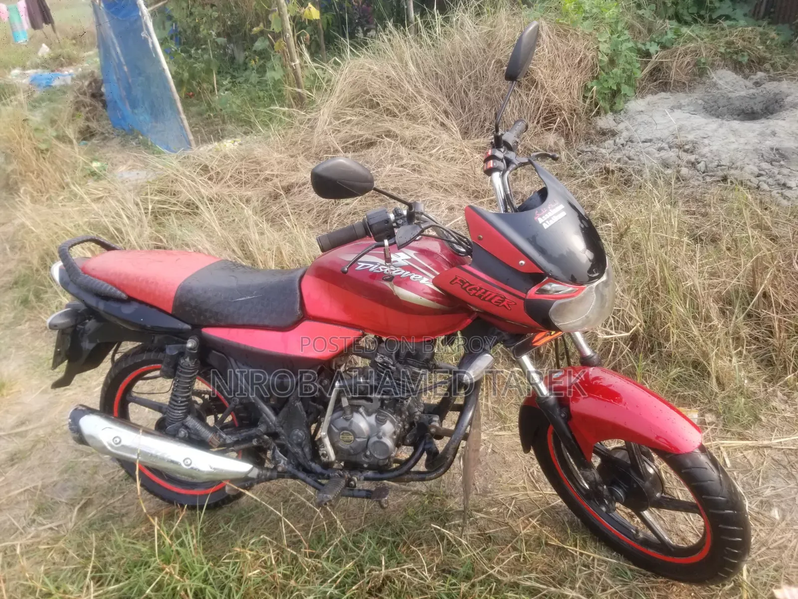 বাজাজ ডিসকভার ১০০ ২০১৩ রেড