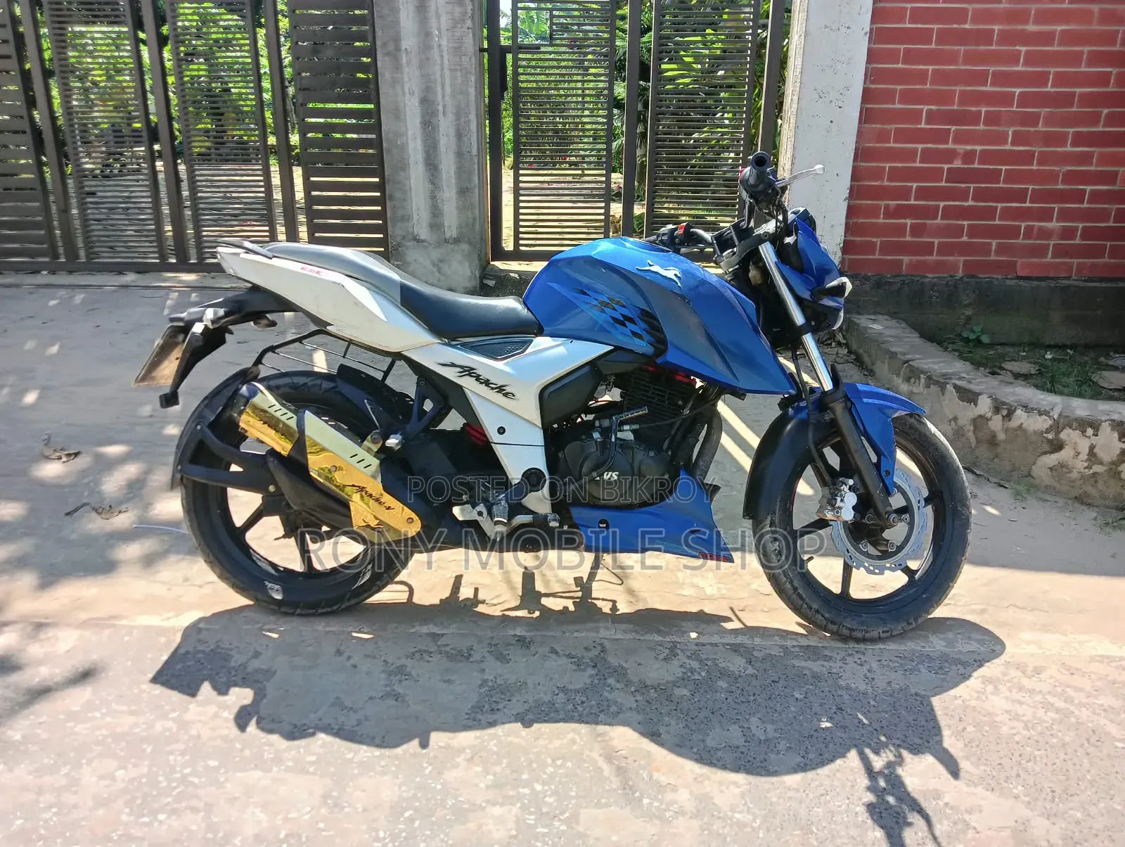 টিভিএস আপাচে ১৬০ ৪ভি ২০২০ ব্লু