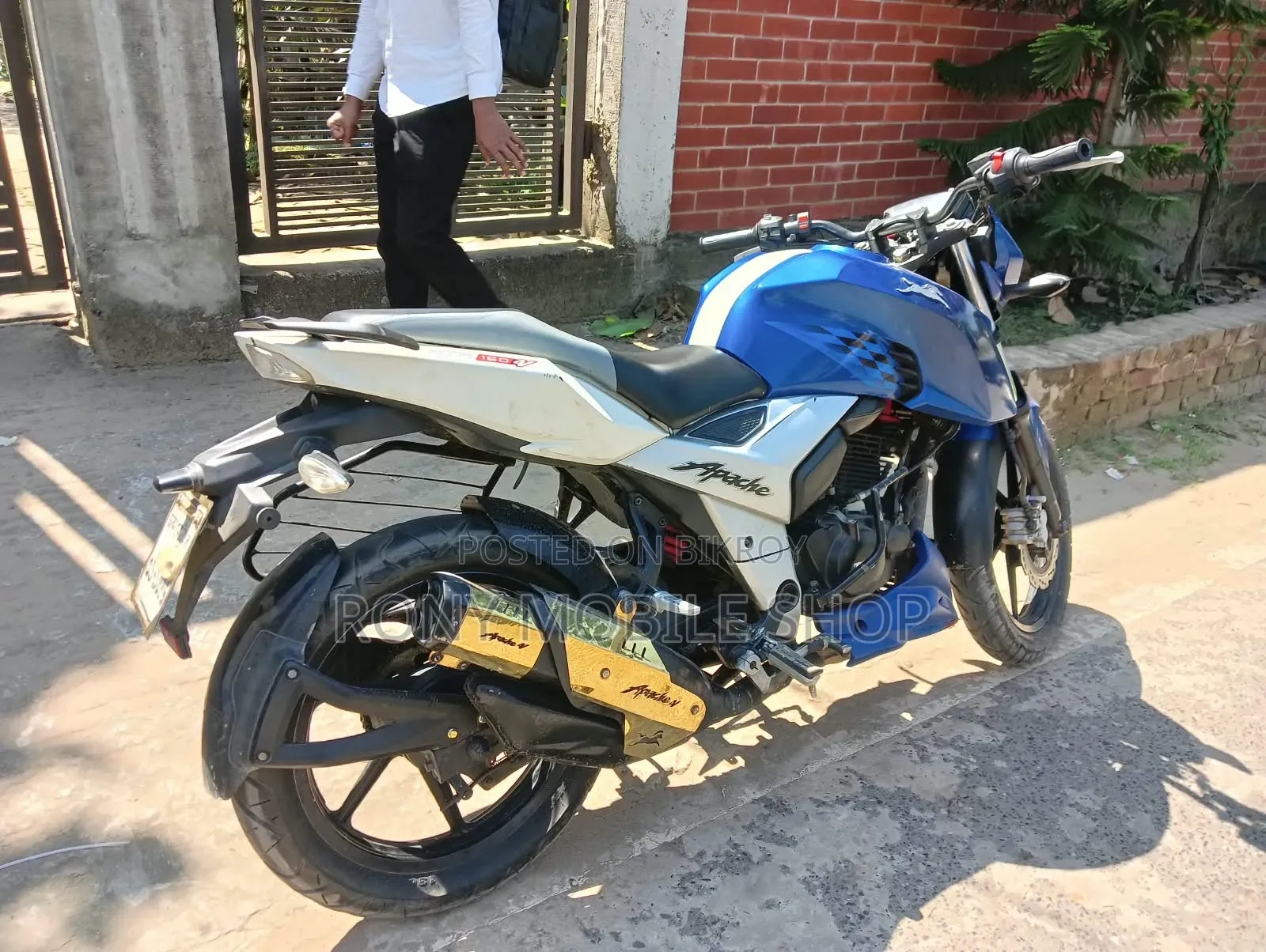 টিভিএস আপাচে ১৬০ ৪ভি ২০২০ ব্লু