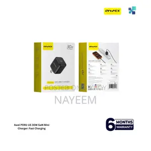 Awei PD91-US 30W GaN Mini Charger: Fast Charging
