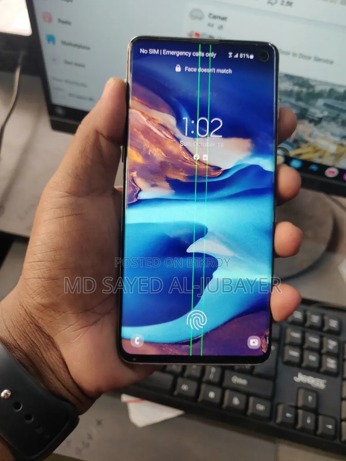 New Samsung Galaxy S10 128 GB Black