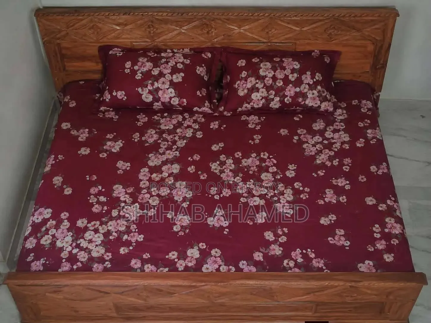 Wooden King Size Double Bed