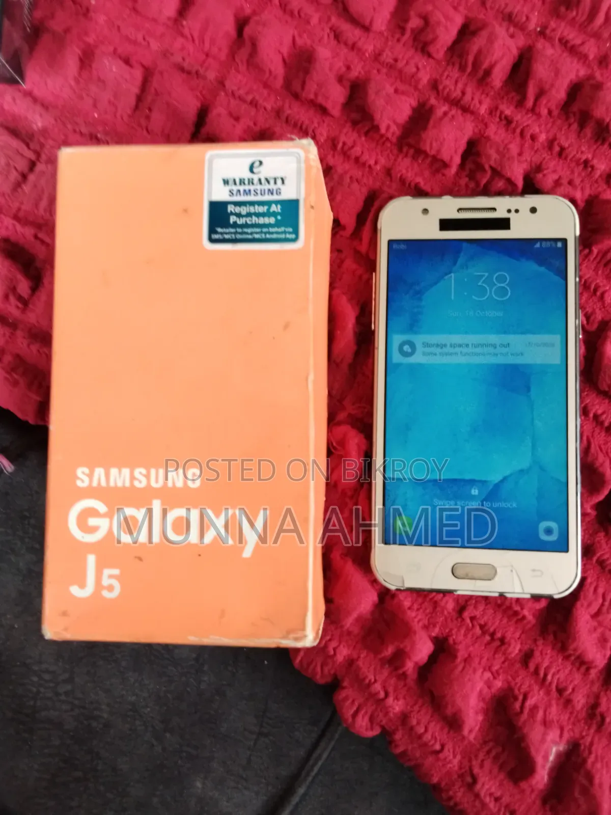 Samsung Galaxy J5 8 GB Rose Gold