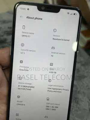 Oppo F7 64 GB Blue