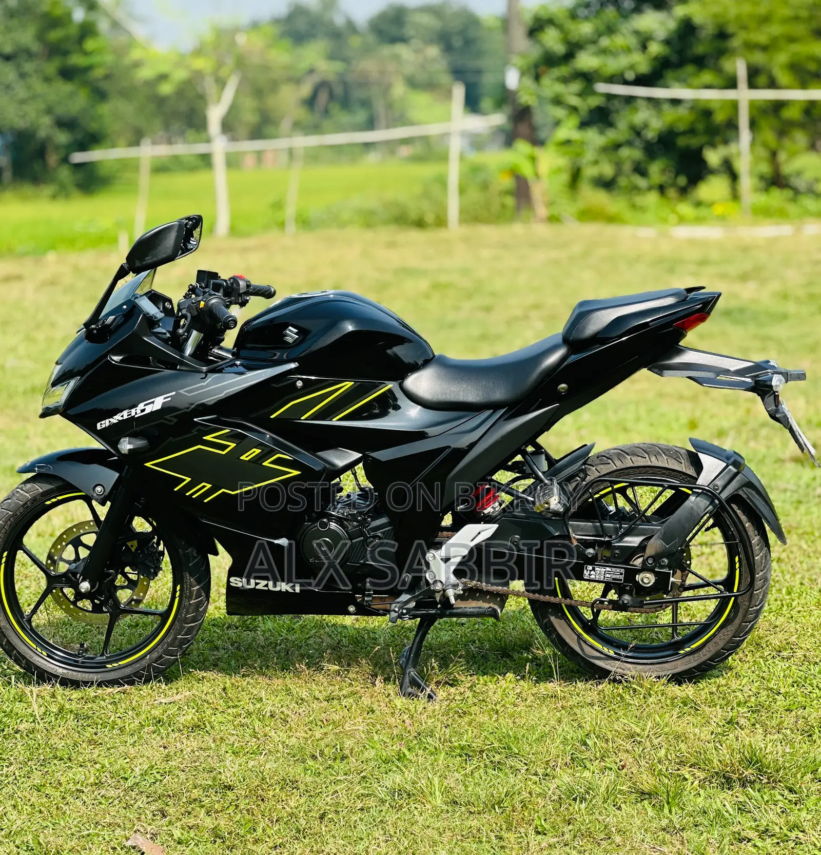 New Suzuki Gixxer SF 2025 Black