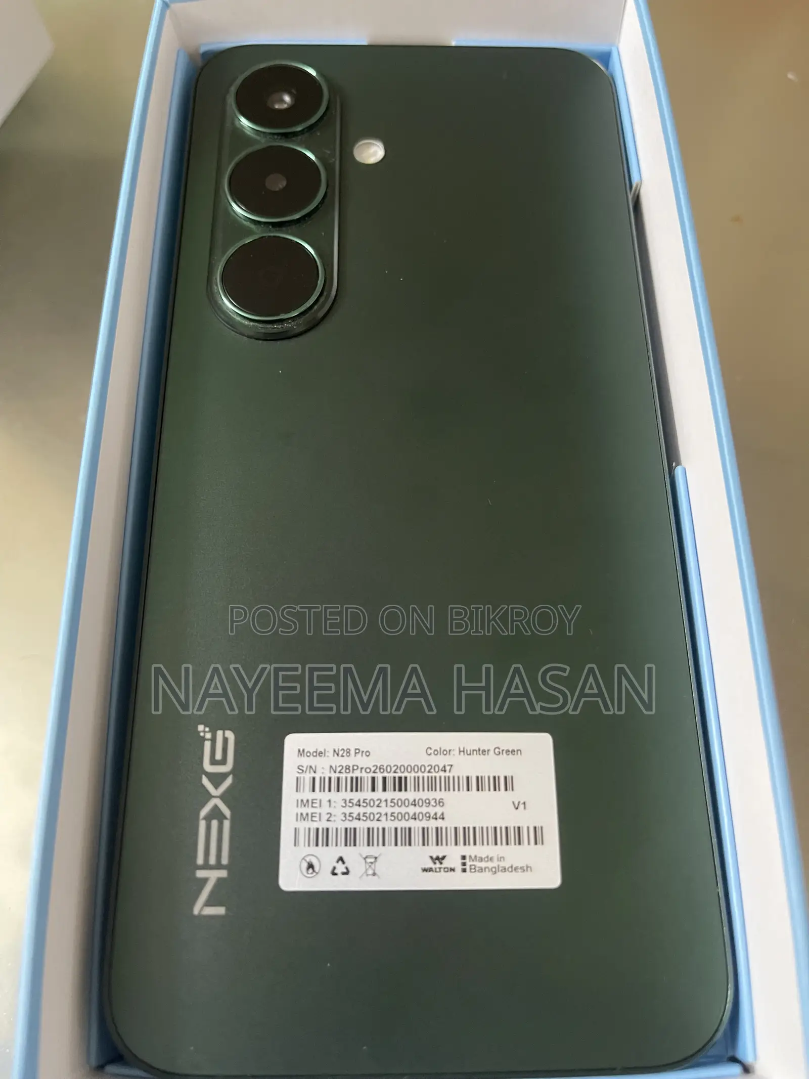 New Walton NEXG N28 256 GB Green