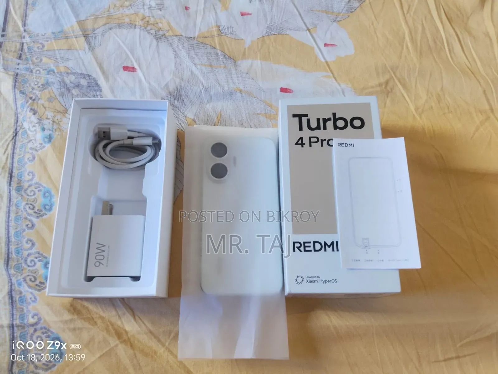 Xiaomi Redmi Turbo 4 Pro 256 GB White