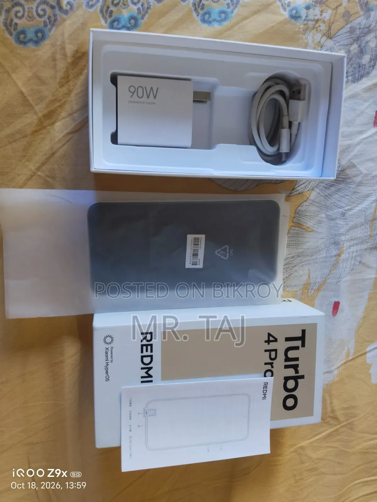Xiaomi Redmi Turbo 4 Pro 256 GB White