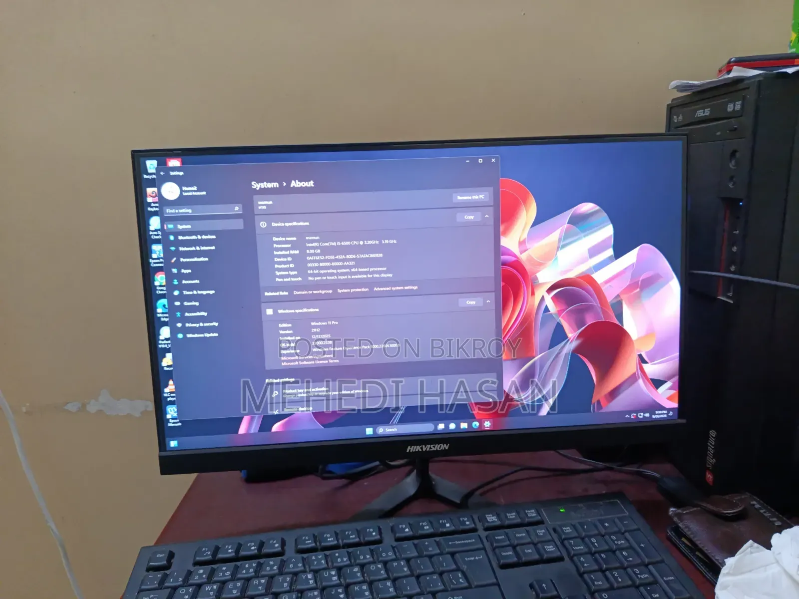 Desktop Computer 8GB Intel Core i5 SSD 128GB