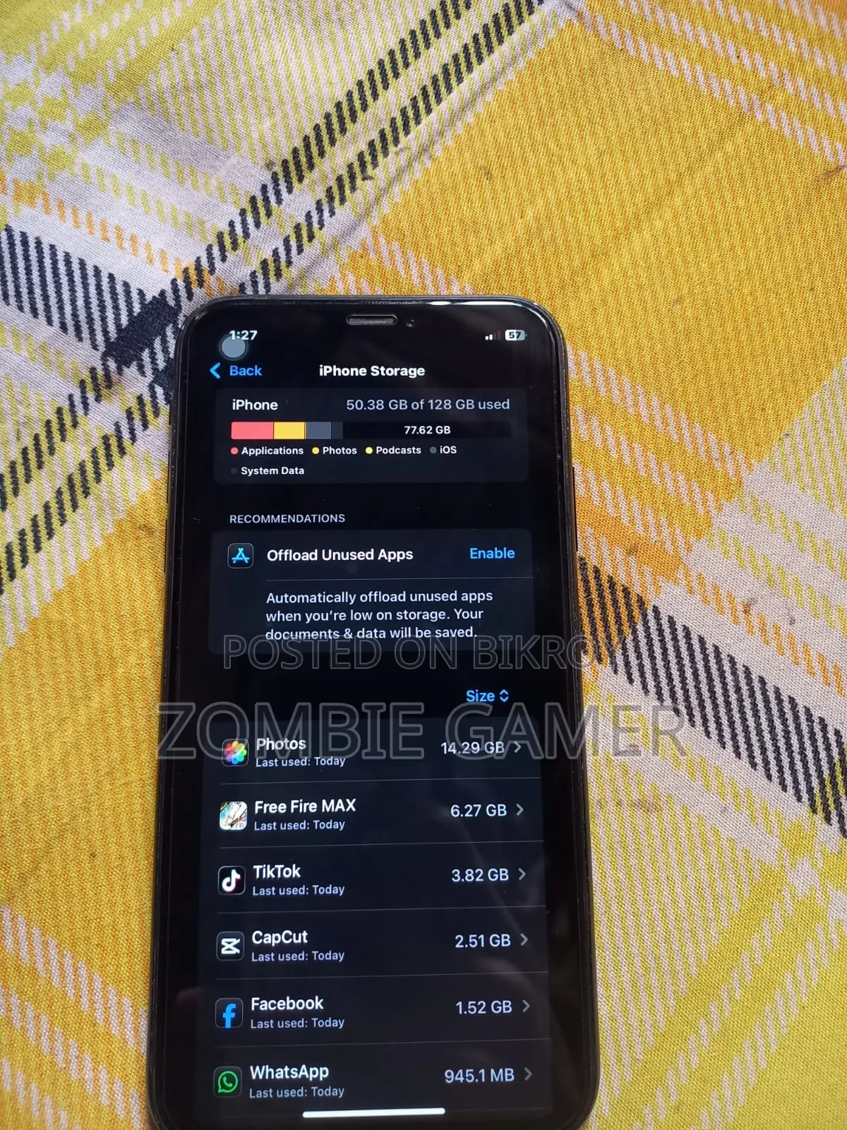 Apple iPhone XR 128 GB Black