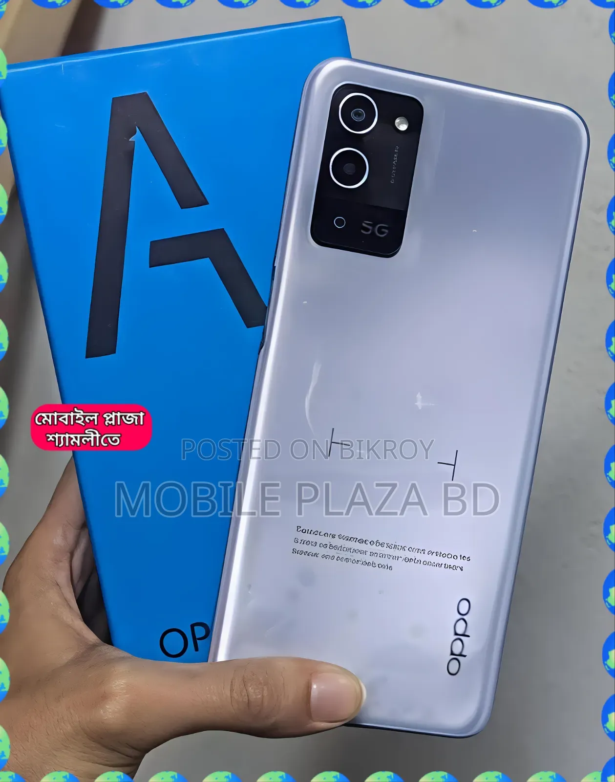 New Oppo A56 5G 256 GB Silver