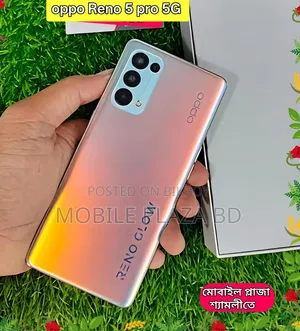 নতুন Oppo Reno5 Pro 5G ২৫৬ জিবি সিলভার