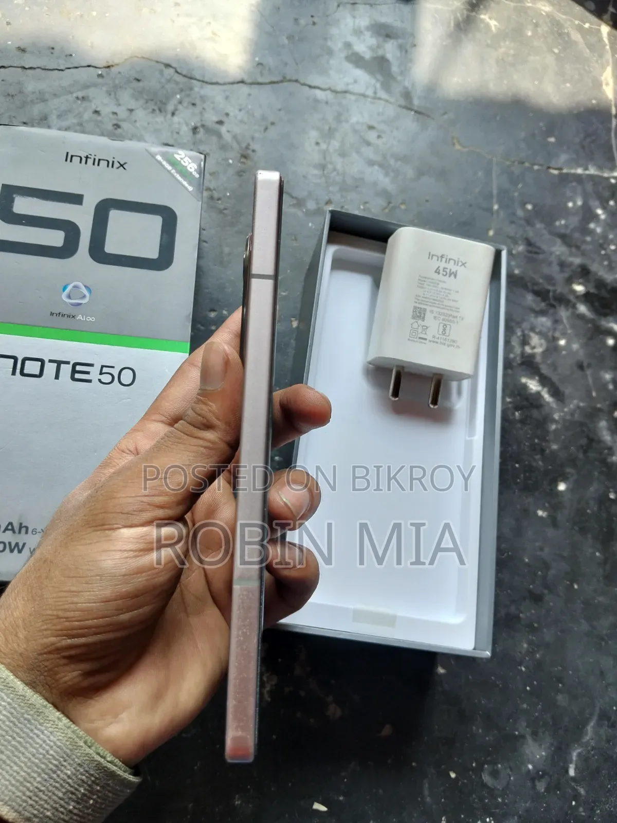 ইনফিনিক্স নোট ৫০ ৪জি ২৫৬ জিবি গ্রে