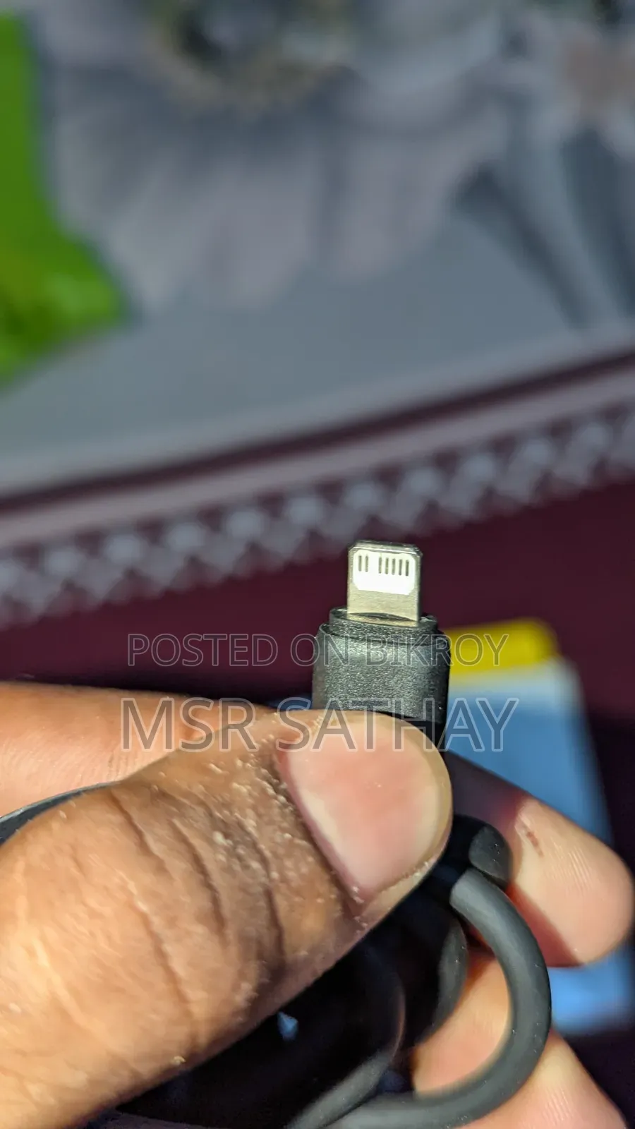 Anker charger for Apple, used by myself for 1-2 months