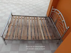 Emergency basis, steel bed to be sold at a very low price.
