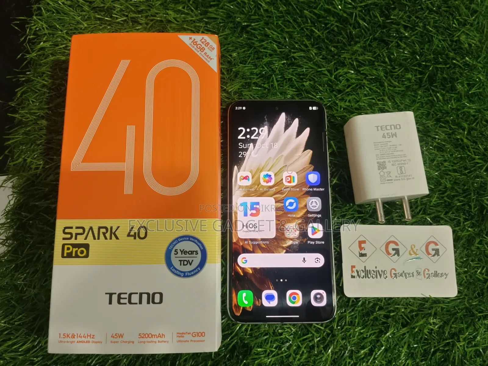 Tecno Spark 40 Pro 128 GB White