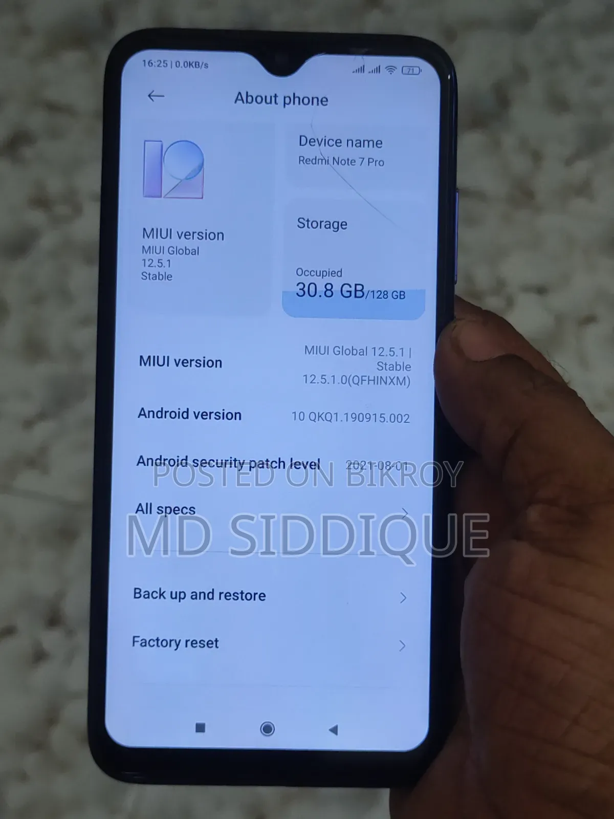 Xiaomi Redmi Note 7 Pro 128 GB Blue