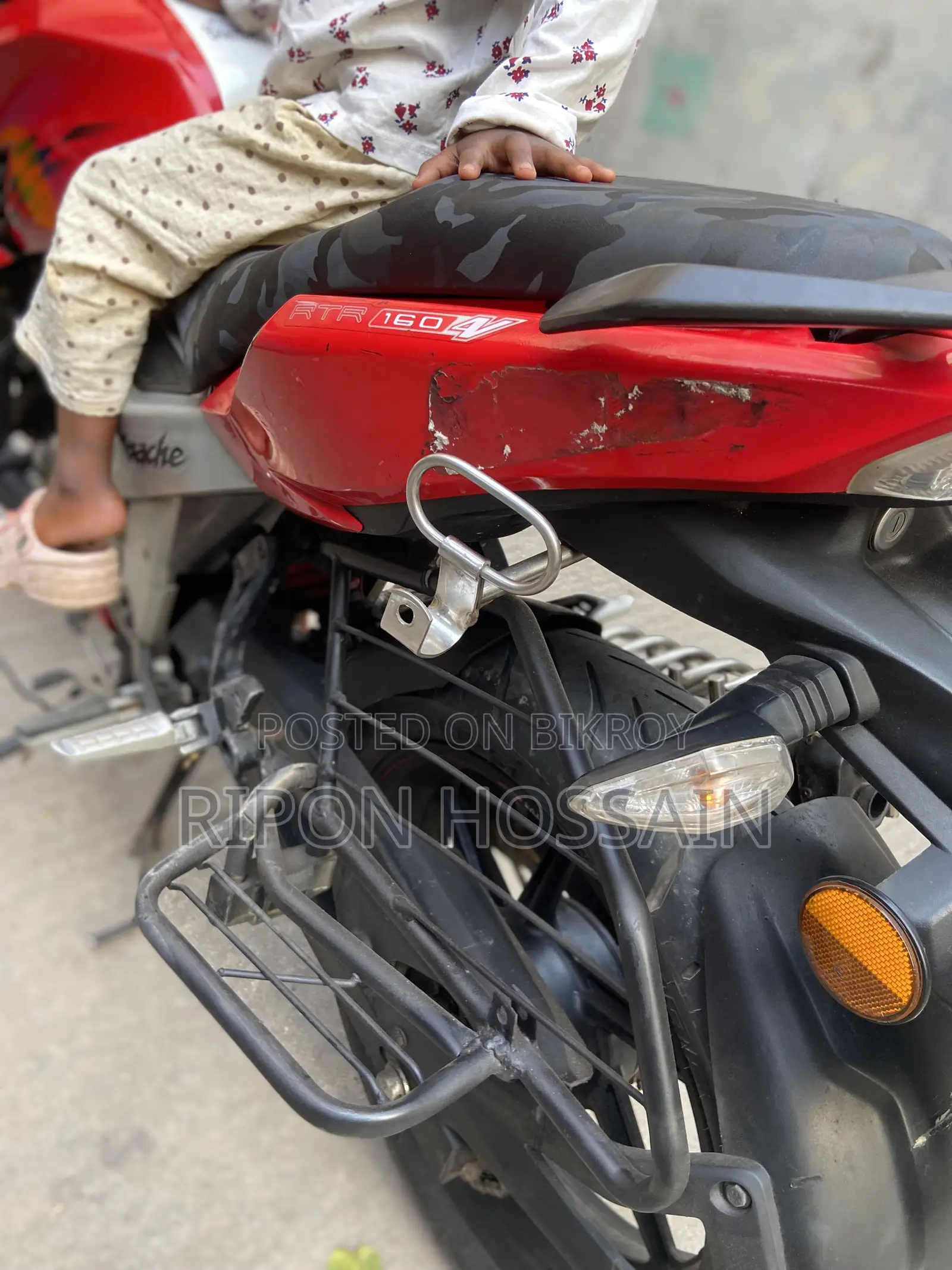 TVS Apache RTR 160 4V 2021 Red