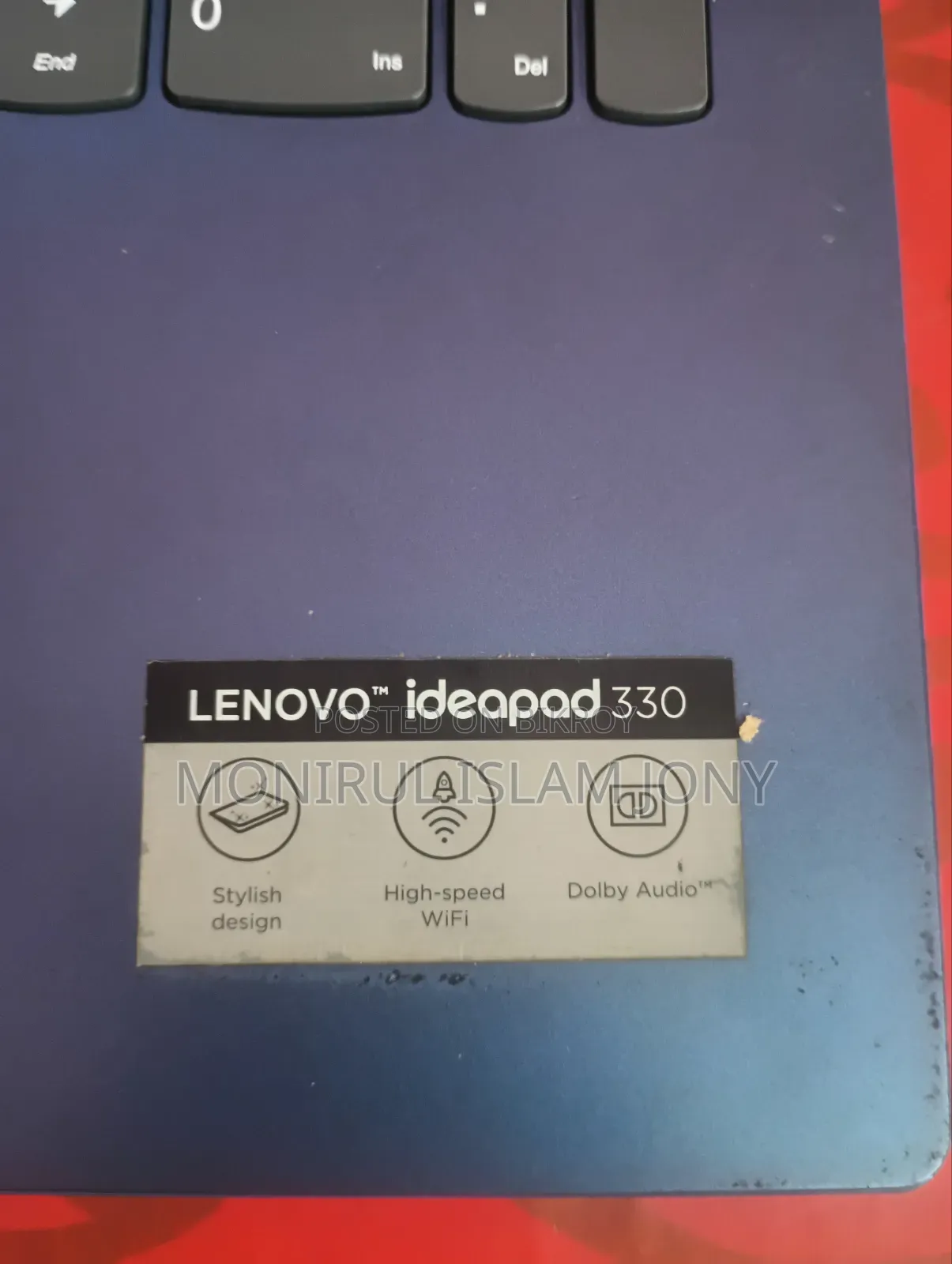 Laptop Lenovo IdeaPad 330 4GB AMD Ryzen 9 SSD 128GB