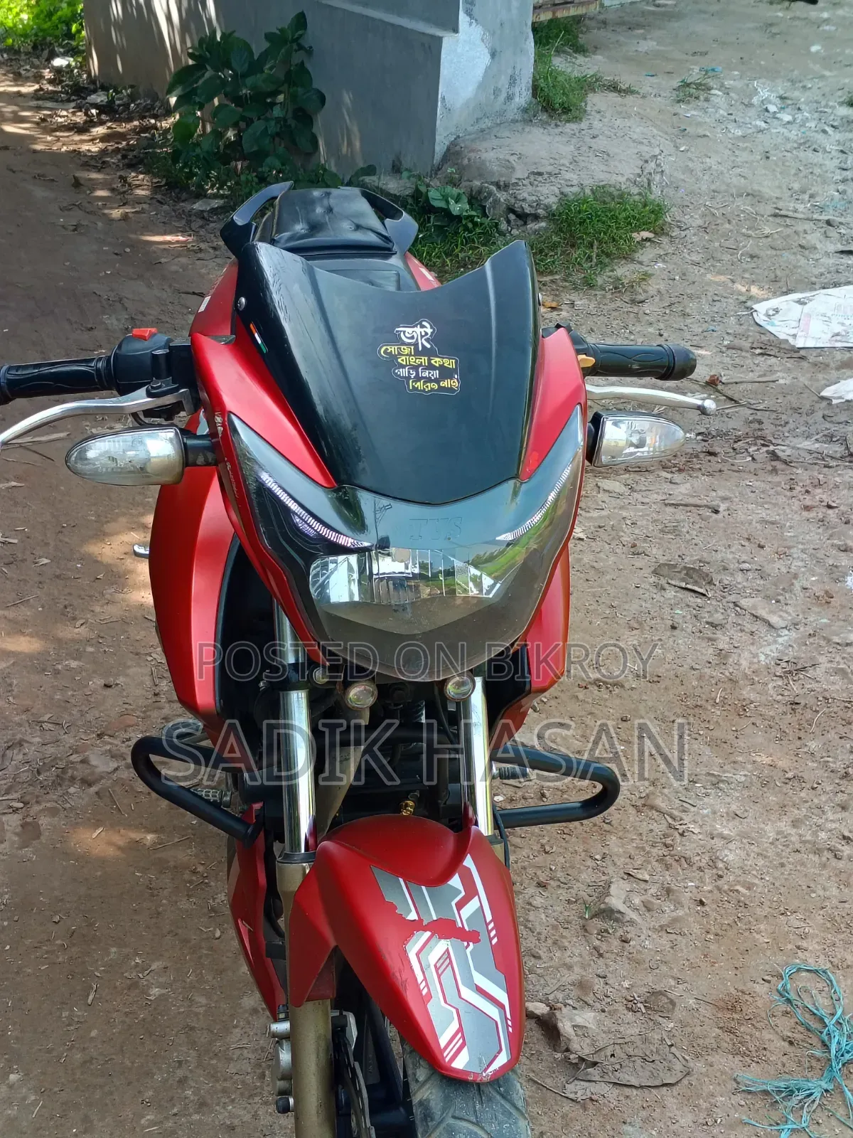 TVS Apache RTR 160 2v Refresh X-connect 2020 Red